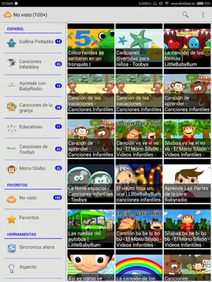 Videos Infantiles android App screenshot 2