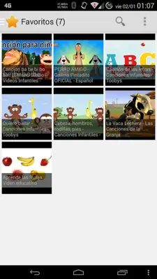 Videos Infantiles android App screenshot 6