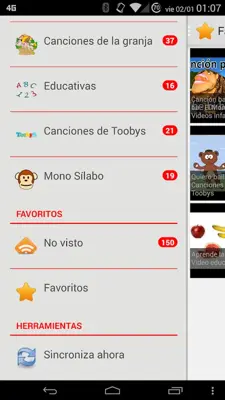 Videos Infantiles android App screenshot 8